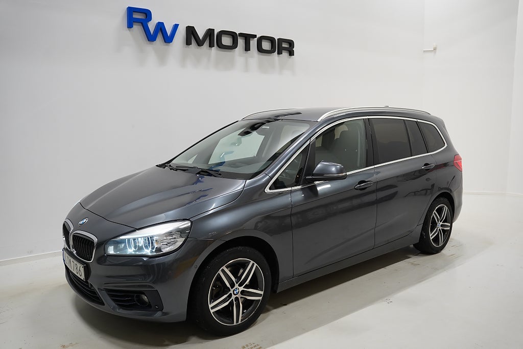 BMW 220 d xDrive Gran Tourer 190hk 7-sits Navi B-kamera Dragkrok
