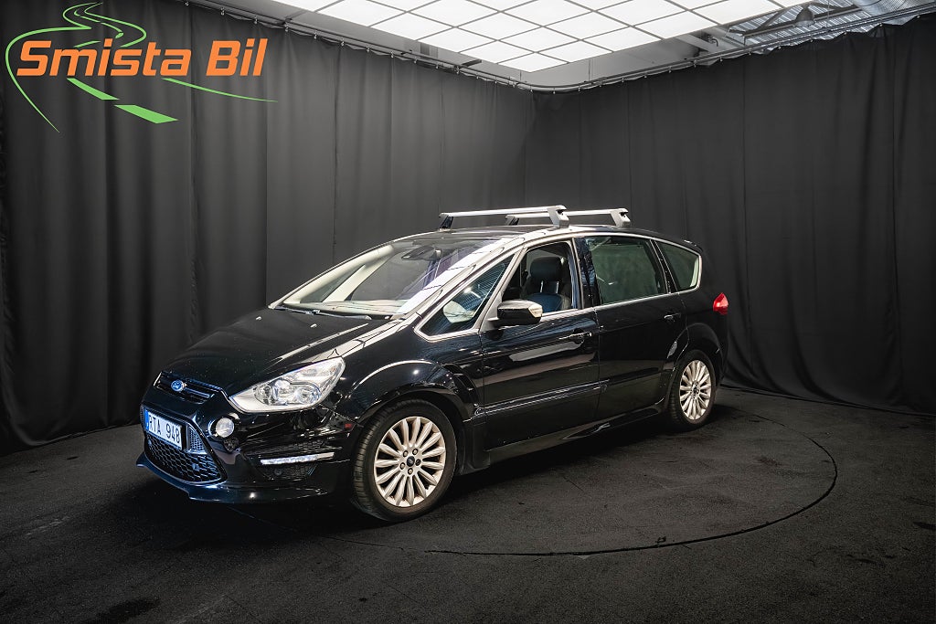 Ford S-Max 2.0 TDCi Business 7sits PANO LÄDER D-VÄRM DRAG 200hk