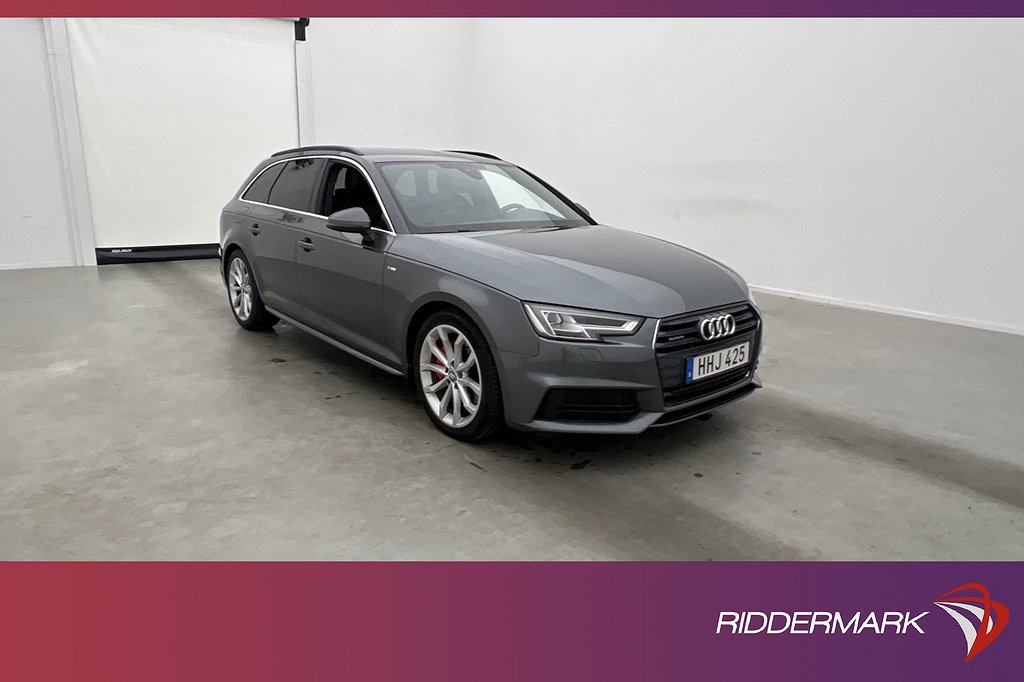 Audi A4 Avant 2.0 TDI Q 190hk S-Line D-Värmare Keyless Drag