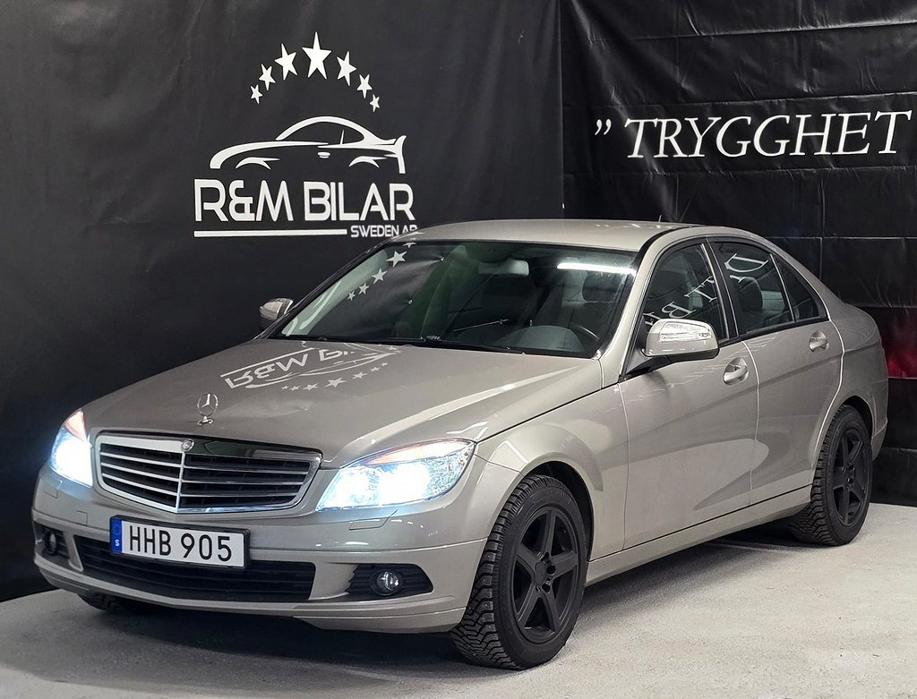 Mercedes-Benz C Få-ägare, Drag, 184HK, Blå-tand, Ny Serv/Bes