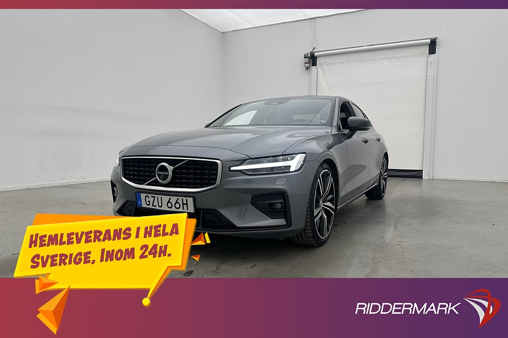 Volvo S60 T5 250hk R-Design Värmare 360° H/K CarPlay HUD
