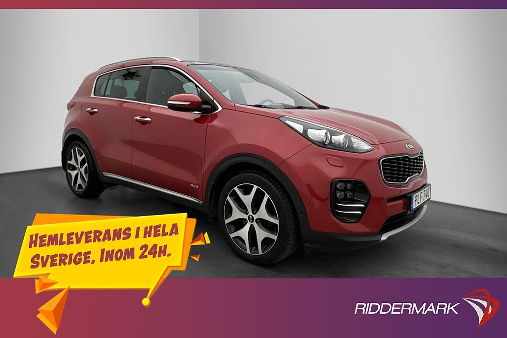 Kia Sportage GT-Line 185hk Pano Skinn 1-Ägare