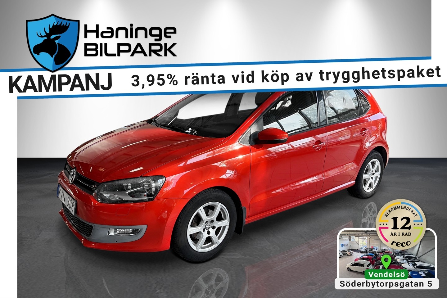 Volkswagen Polo 5-dörrar 1.2 TSI Masters 2012, bild 3/10