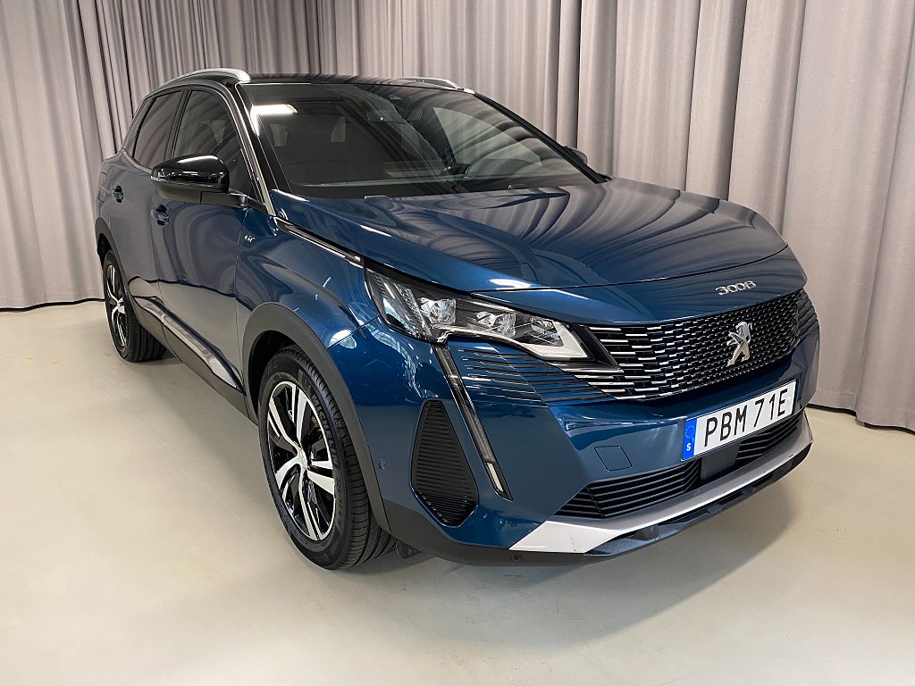 Peugeot 3008 GT 130hk Automat. Navi, Adaptiv farthållare
