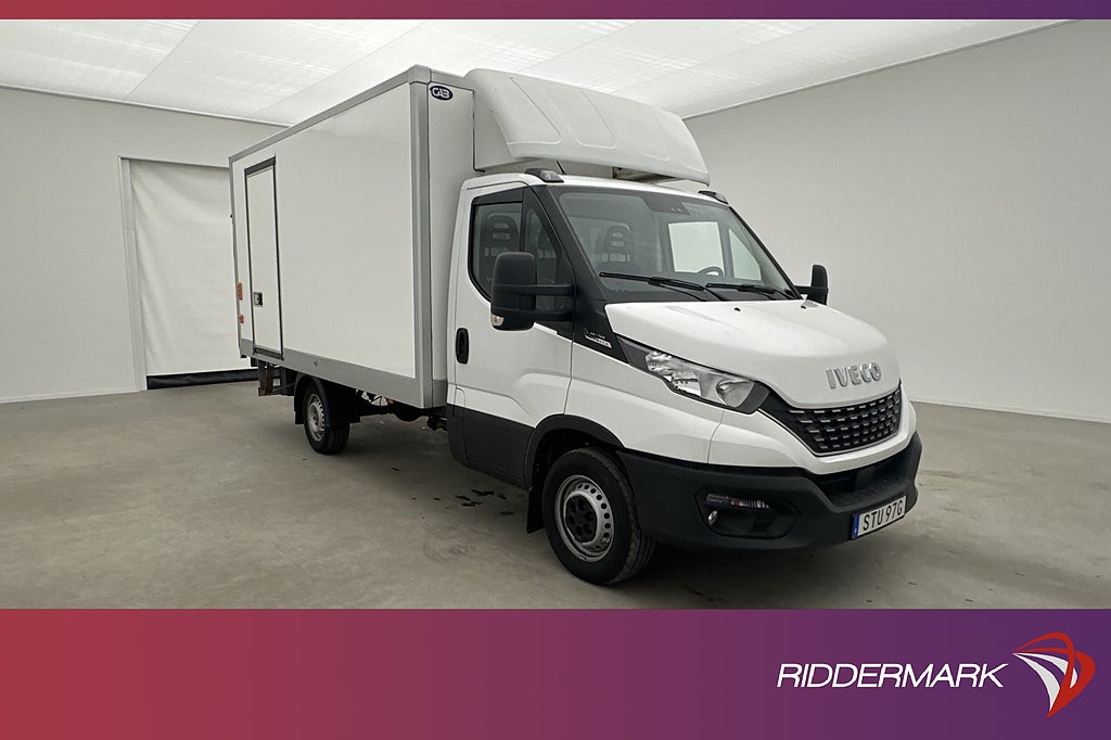Iveco Daily 2.3 Värmare BAKGAVELLYFT Sidodörr 3-Sits Moms