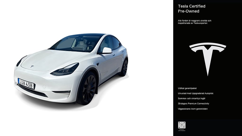 Tesla Model Y Performance Certified Pre-Owned 3,84% ränta