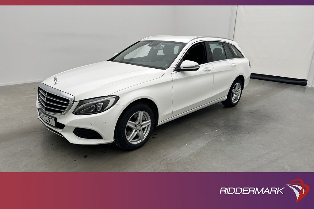 Mercedes-Benz C 200 T 184hk Luxury Fjärr-värmare Halvskinn