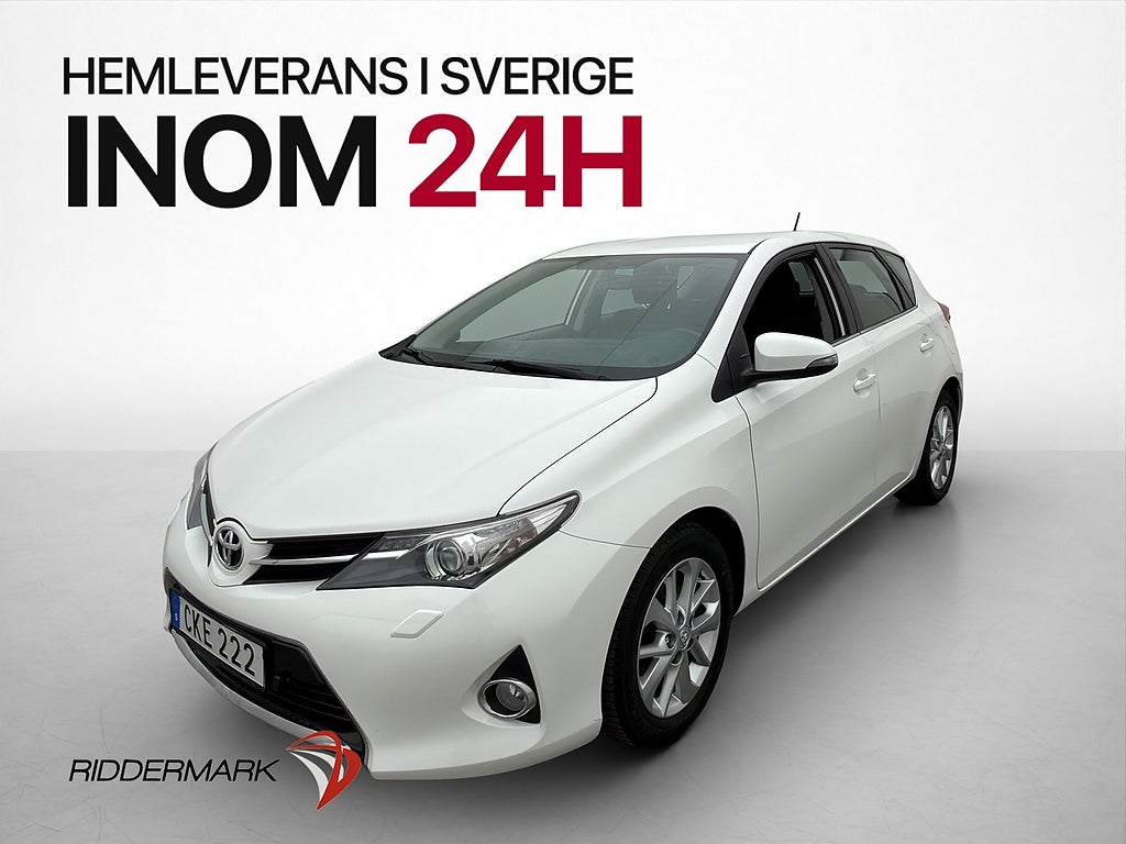 Toyota Auris 1.33 Dual VVT-i 99hk Backkamera M&K-Värmare