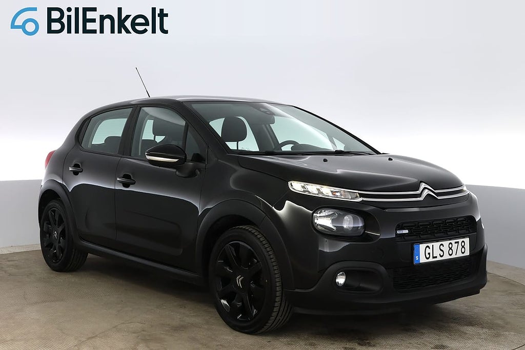 Citroën C3 1.2 PureTech Black Launch Carplay P-sensorer