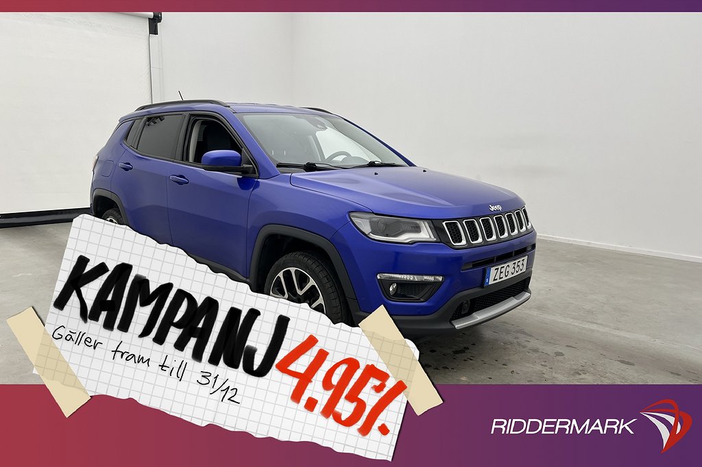 Jeep Compass 2.0 VVT 4WD Limited Kamera Drag 4,95% Ränta