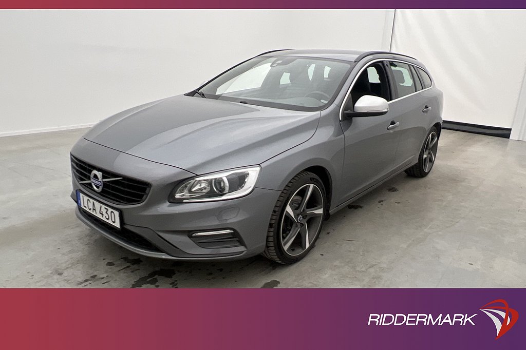 Volvo V60 D3 150hk R-Design VOC D-Värmare Skinn Dragkrok