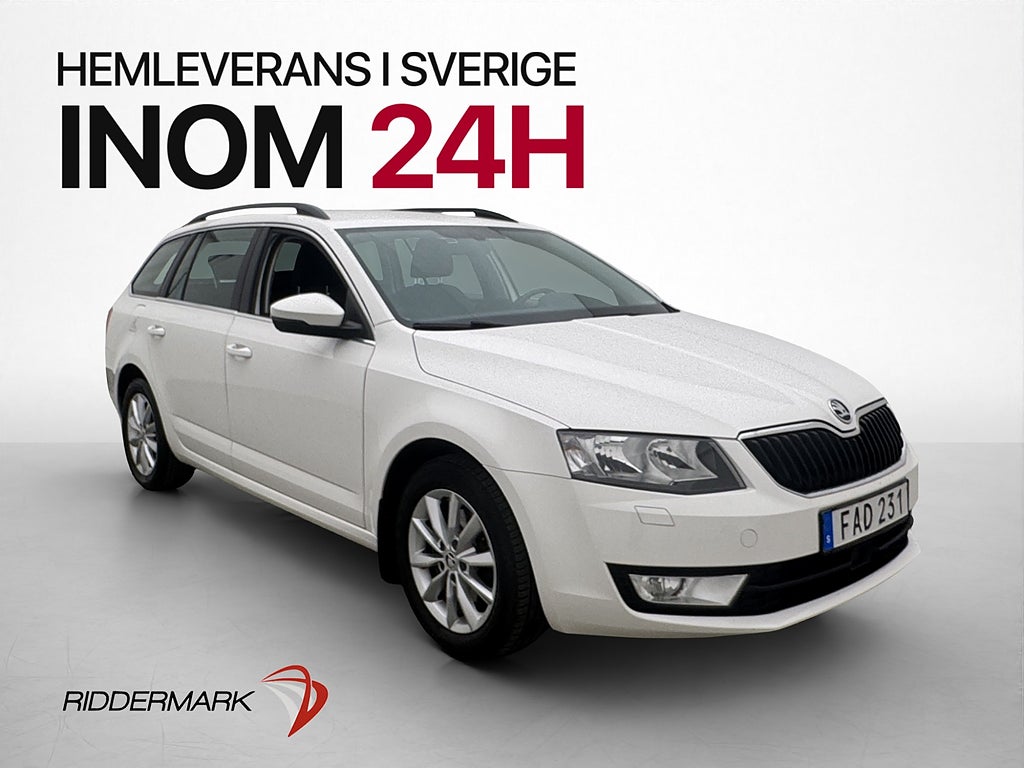 Skoda Octavia 1.0 Ambition Dragkrok Värmare CarPlay
