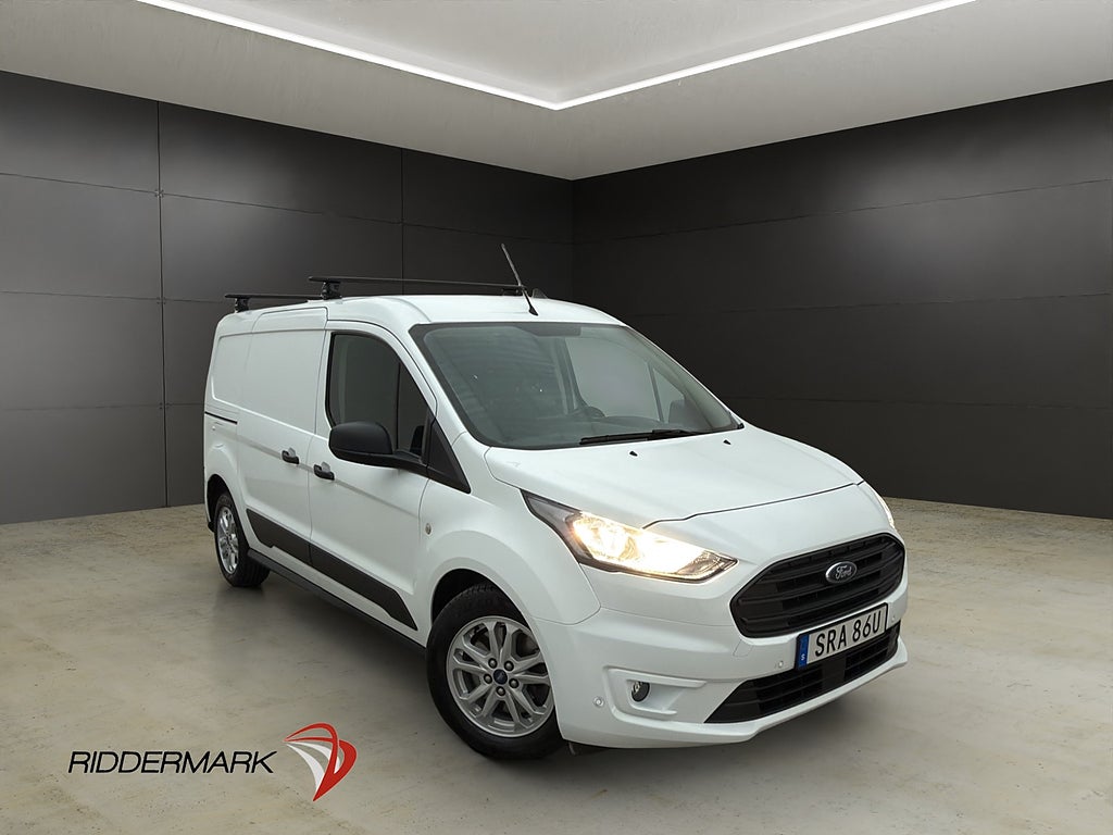 Ford Transit Connect LWB Värmare Drag B-Kamera CARPLAY Moms