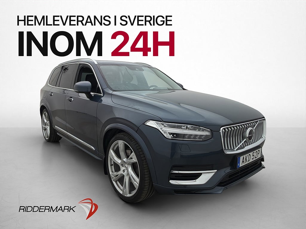 Volvo XC90 T8 AWD 392hk Inscription 7-sits B&W Drag Kamera