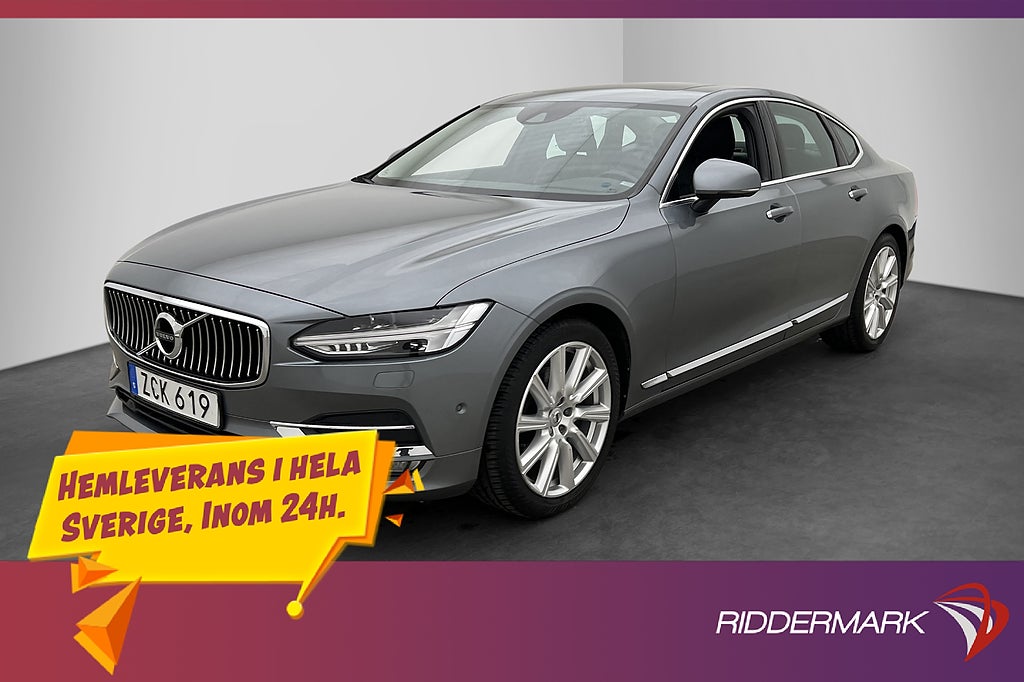 Volvo S90 D4 AWD Inscription Värmare Pano Skinn Kamera BLIS