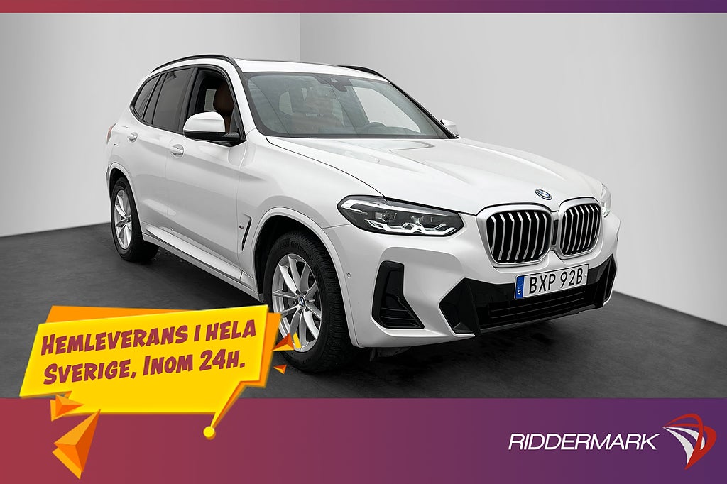 BMW X3 xDrive30e M Sport Pano Läder Kamera CarPlay MOMS
