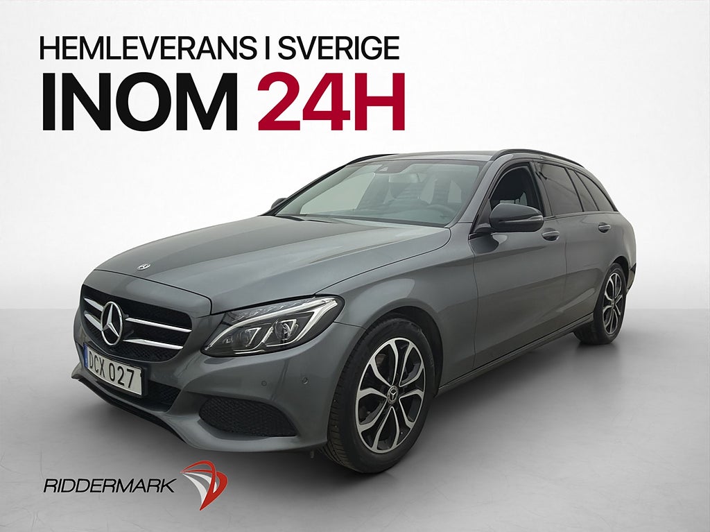 Mercedes-Benz C 220d T Night D-Värmare Drag Kamera Halvskinn