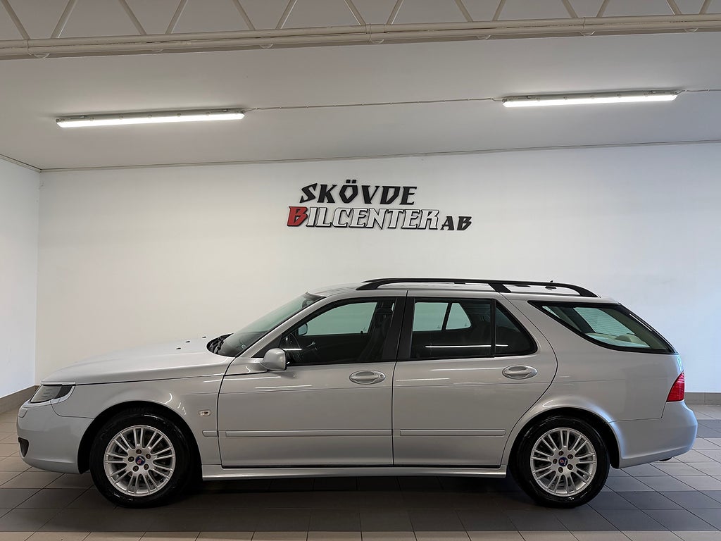 Saab 9-5 2.0T 150hk Automat SportCombi/Drag/Nyservad/M-Värmare