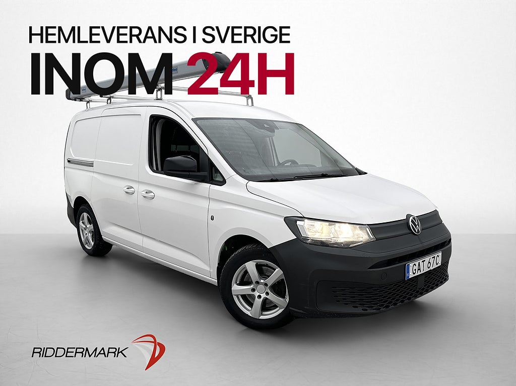 Volkswagen Caddy Maxi Cargo Värmare Drag Kamera 2xDörr Moms