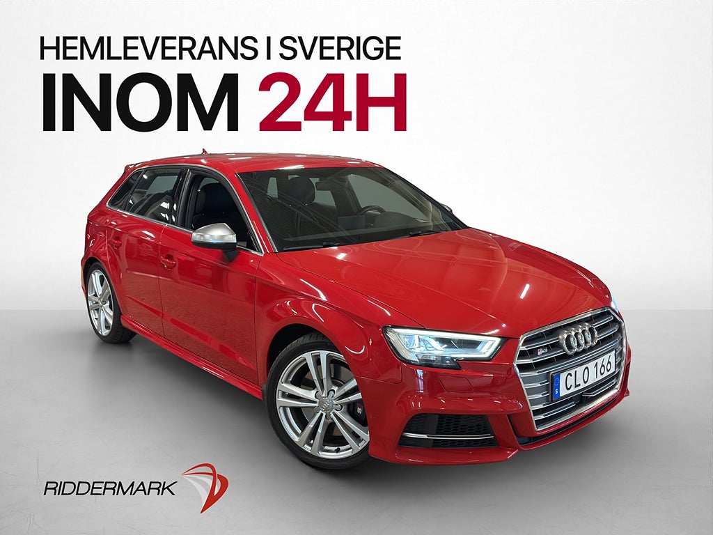Audi S3 Sportback 2.0 TFSI Quattro Svensksåld 310hk