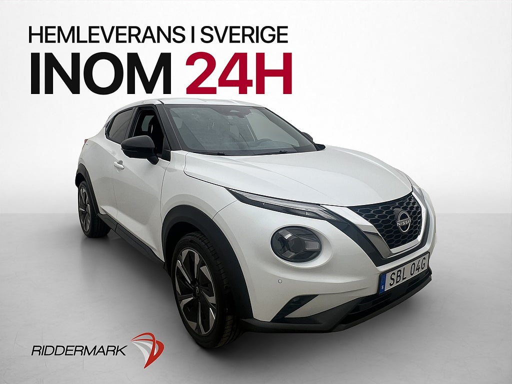Nissan Juke 1.0 DIG-T 114hk Moms 360° Navi Skinn