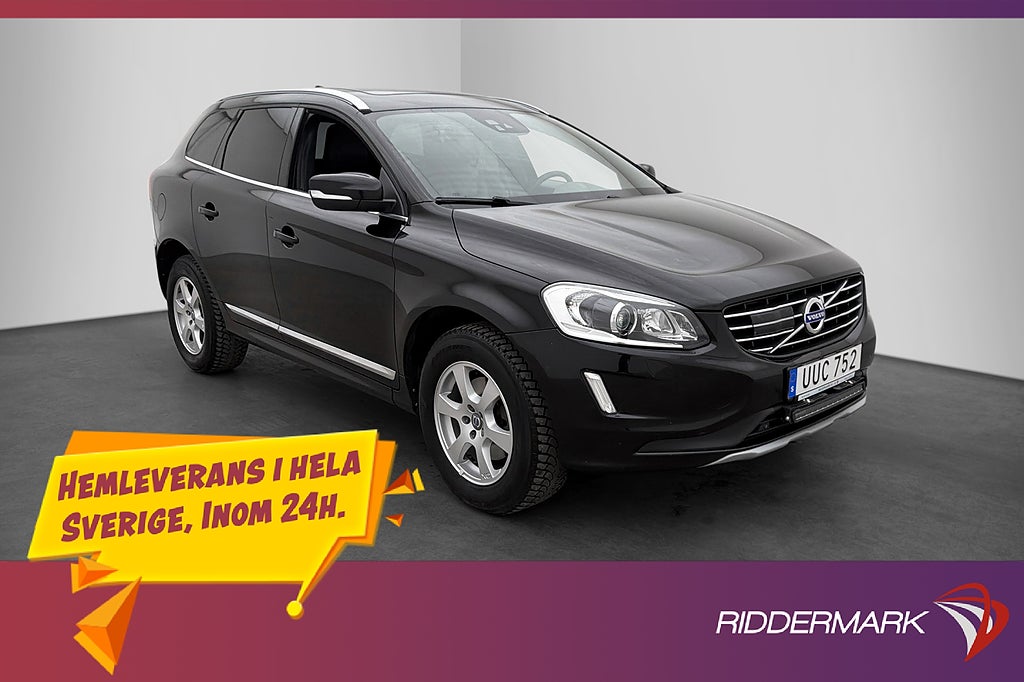 Volvo XC60 D4 220hk AWD Polestar Summum Värmare  Pano Skinn