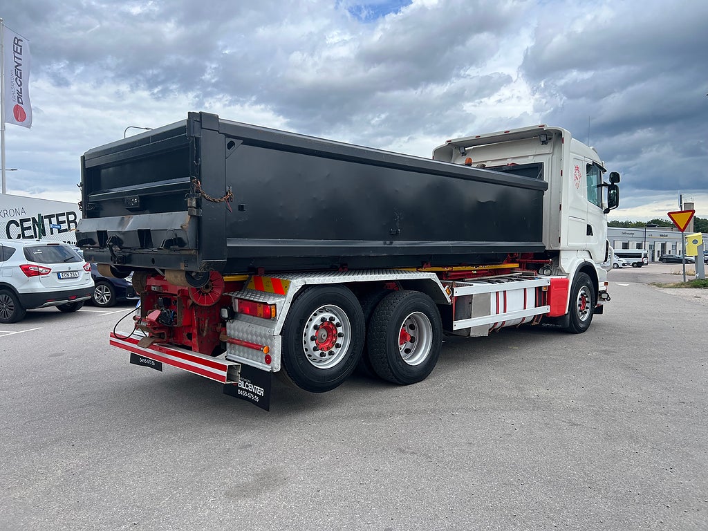 Scania R500 V8 6x2*4 Manuell Växellåda, Lastväxlare inkl flak