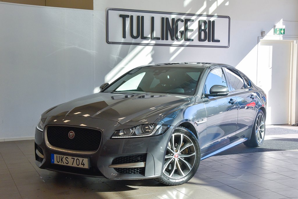 Jaguar XF 25T 240HK R-Sport Meridian B-Kamera Navi Värmare 