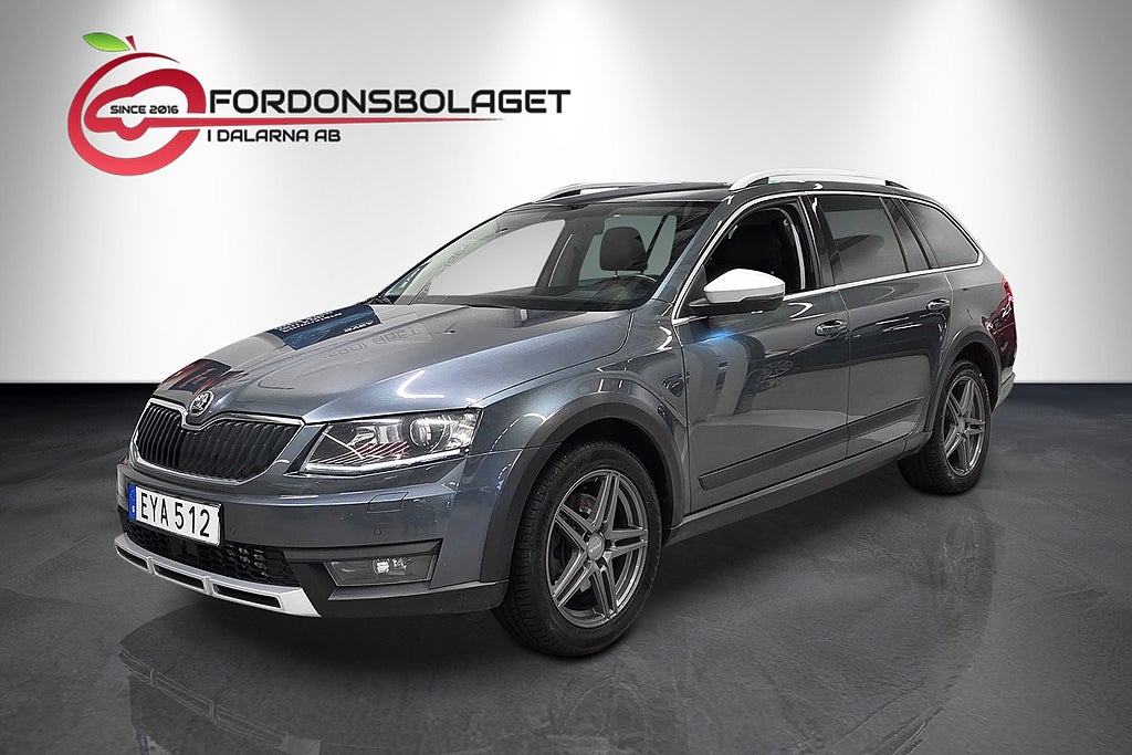 Skoda Octavia Scout 2.0 TDI 4x4 Premium Drag Värmare Kamera Canton