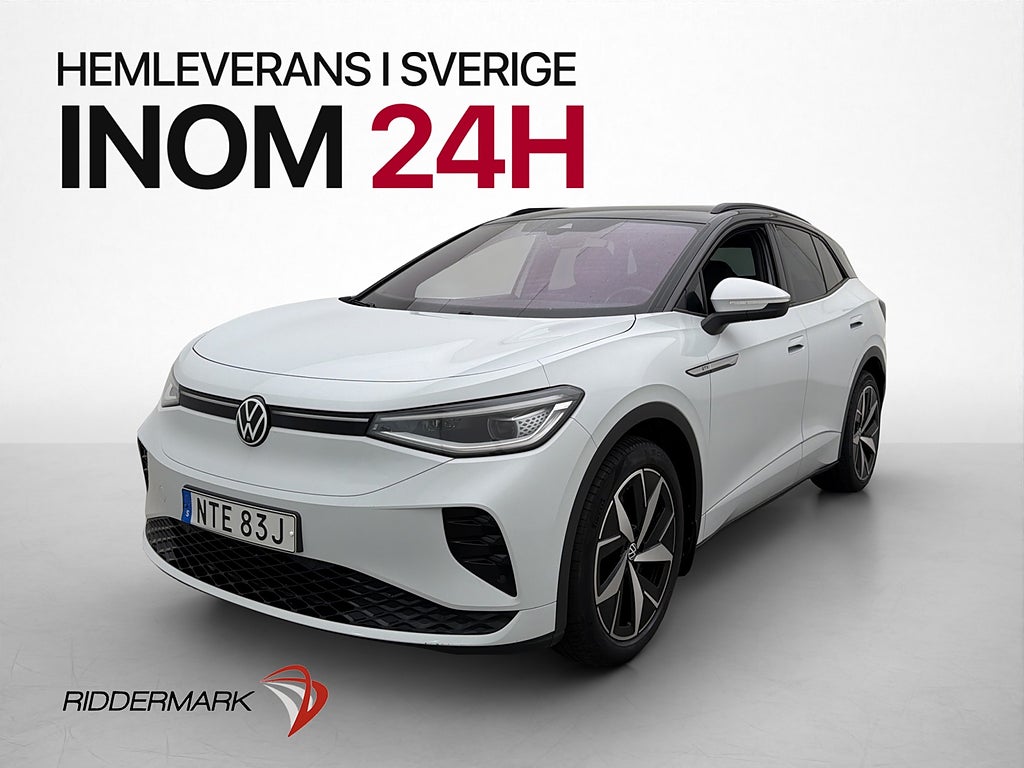 Volkswagen ID.4 GTX 299hk Värmare Drag 360° Halvskinn MOMS