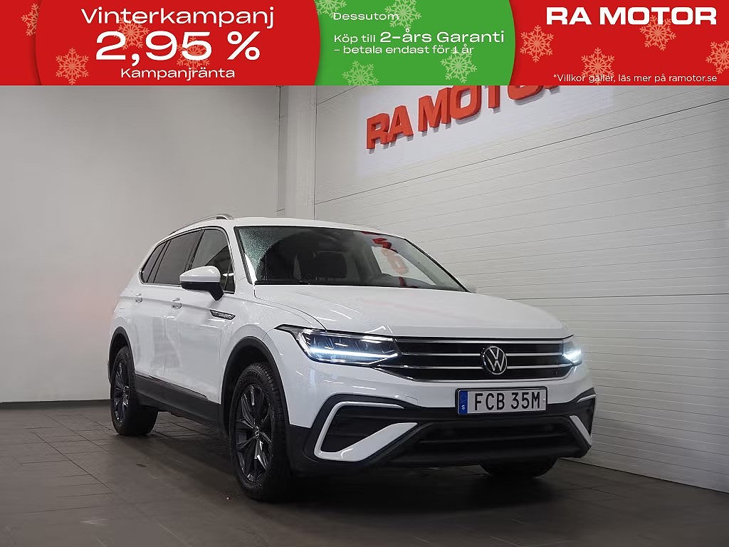 Volkswagen Tiguan Allspace TSI 190hk 4M 7-sitsIDrag|Värmare| 2023