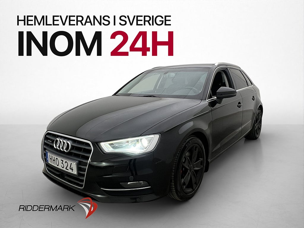 Audi A3 2.0 TDI Quattro S Ambition M/K-Värm Drag Bluetooth