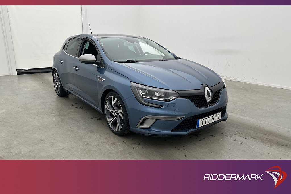 Renault Mégane GT 1.6 205hk Pano BOSE HUD Kamera Navi Drag