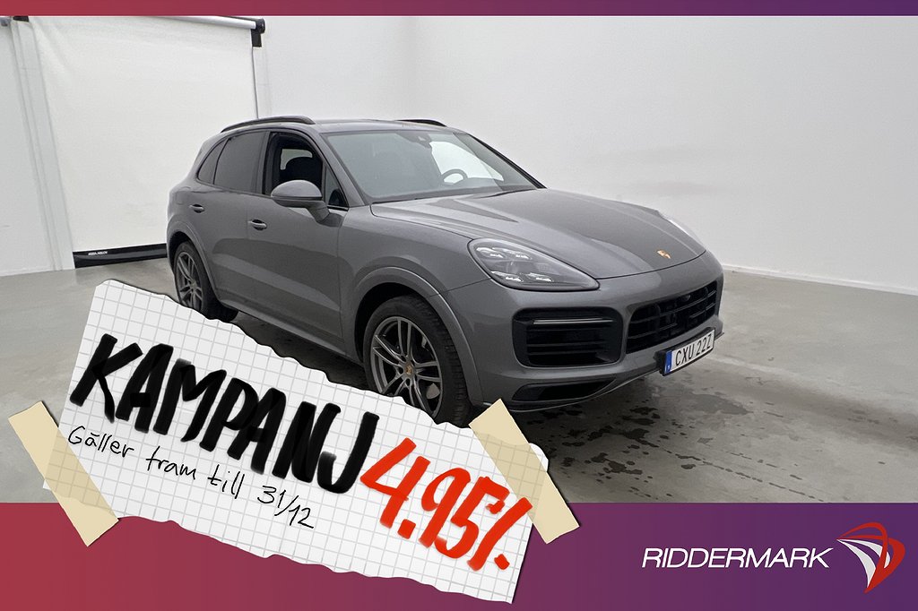 Porsche Cayenne S 340hk Chrono PASM Pano Sport 4,95% Ränta