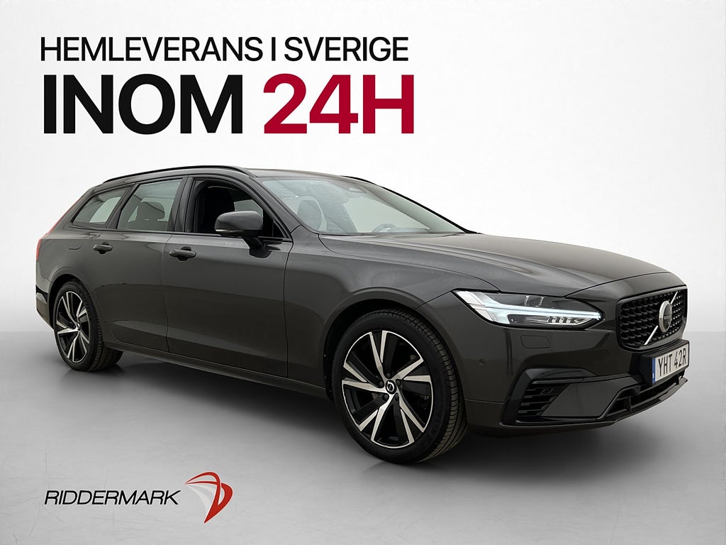Volvo V90 T6 AWD 350hk Ultimate Dark Pano 360° H/K Drag