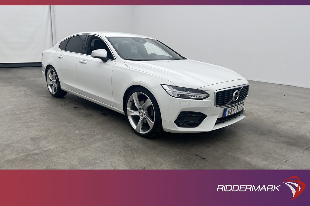 Volvo S90 T5 R-Design VOC Värm B&W Skinn HUD 4-Zon Kamera