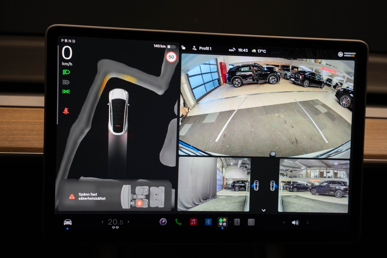 Tesla Model Y Standard Range RWD DRAG PANO LÄDER 1-ÄGARE MOMS 2023 - miniatyr 12
