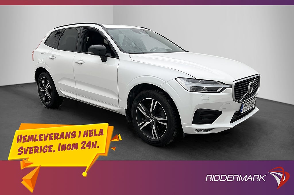 Volvo XC60 B5 AWD R-Design HUD H/K Pano 360° Läder BLIS