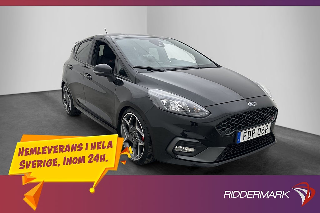 Ford Fiesta ST Performance 200hk Kolfiber B&O Recaro Navi