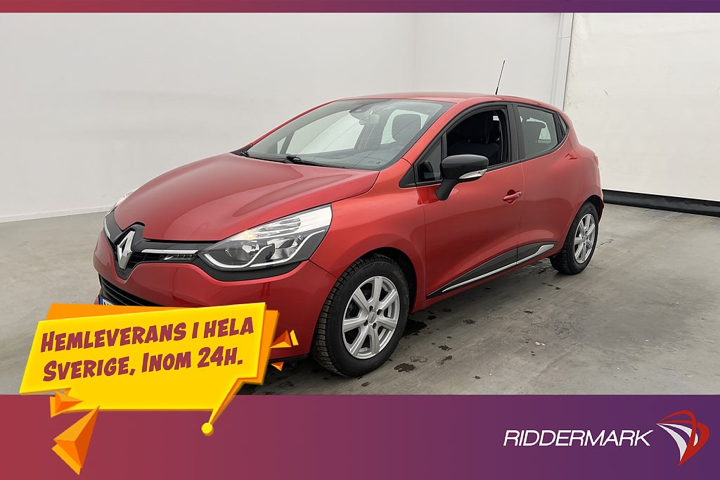Renault Clio 0.9 TCe 90hk Navi Farthållare 0.45l/Mil