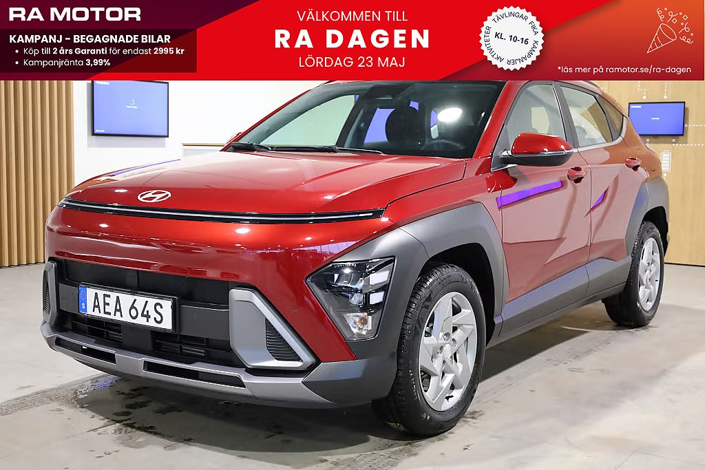 Hyundai Kona 1.0 T-GDI AUT Essential Navi Kamera Leasbar