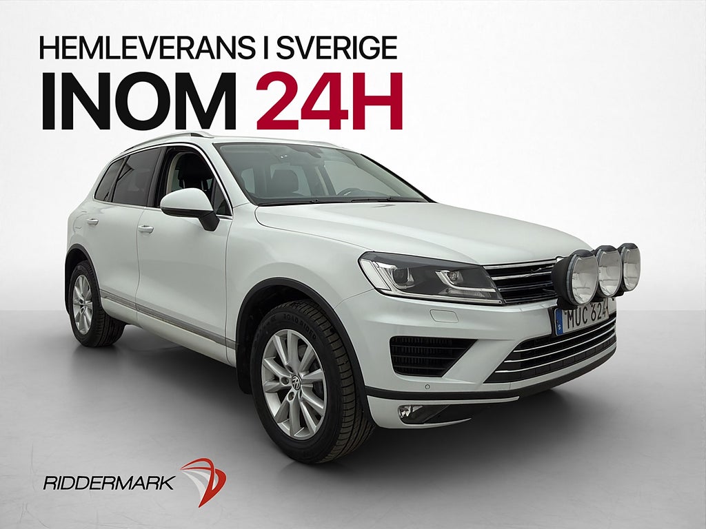 Volkswagen Touareg 3.0 V6 TDI 204hk 4M Skinn Värmare Drag