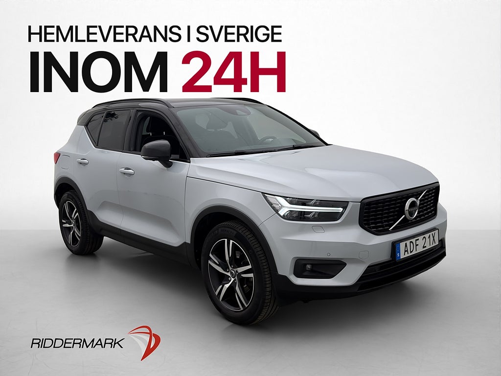 Volvo XC40 T2 R-Design Pano H/K VOC Värmare 360° Navi Drag