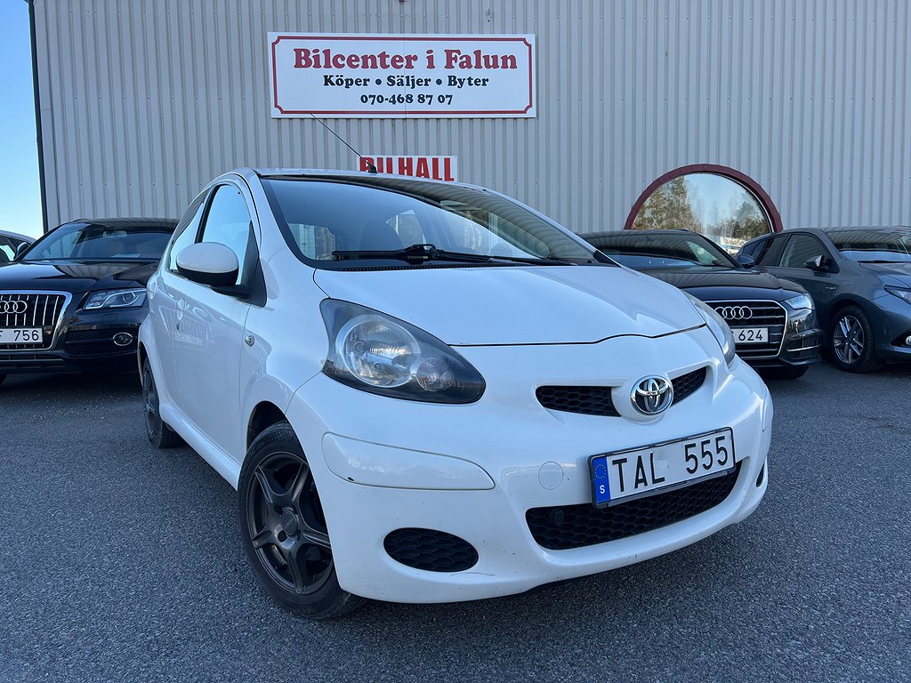 Toyota Aygo 5-dörrar 1.0 VVT-i Euro 5 Motorvärmare kupeuttag