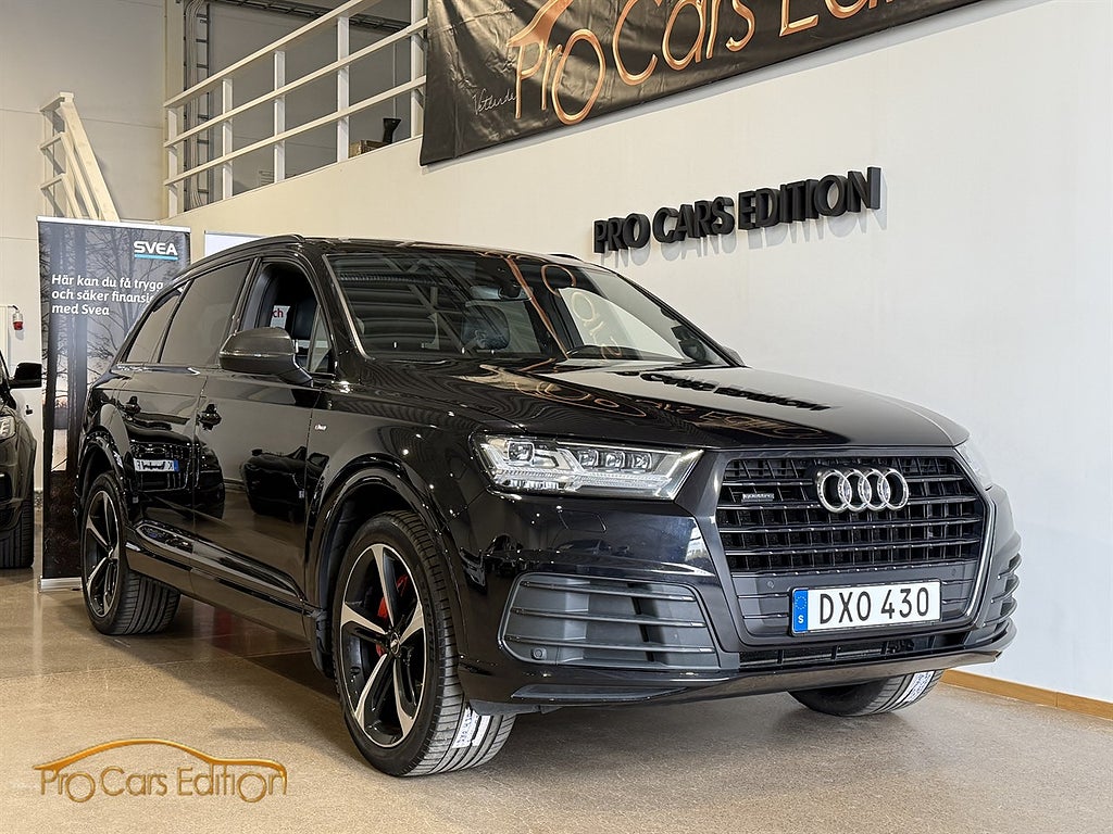 Audi Q7 3.0 TDI V6 quattro|272hk S Line|CarPlay|Drag|B-kamera