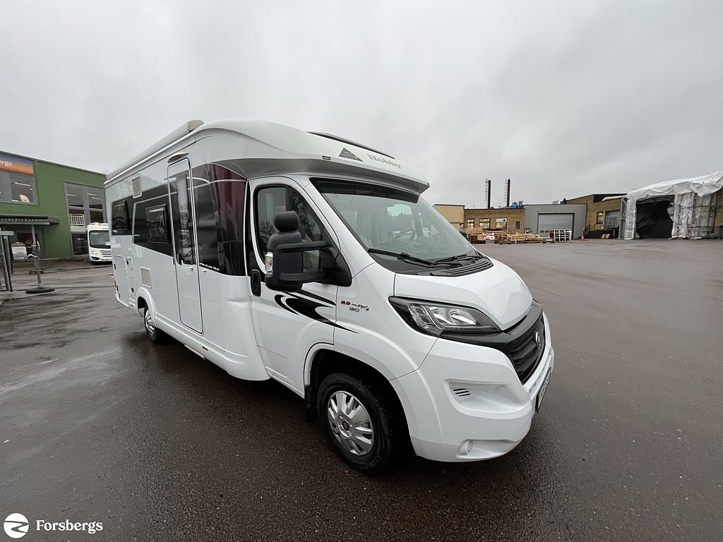 Hobby 65 E - Låga långbäddar / Lithium / Takfläkt