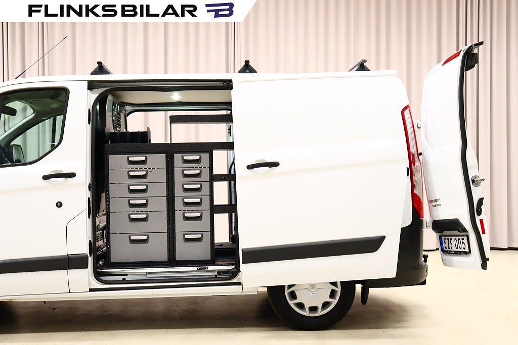 Ford transit Custom 130HK Servicebil|Inredd|Dubbeldörr|SeUtr