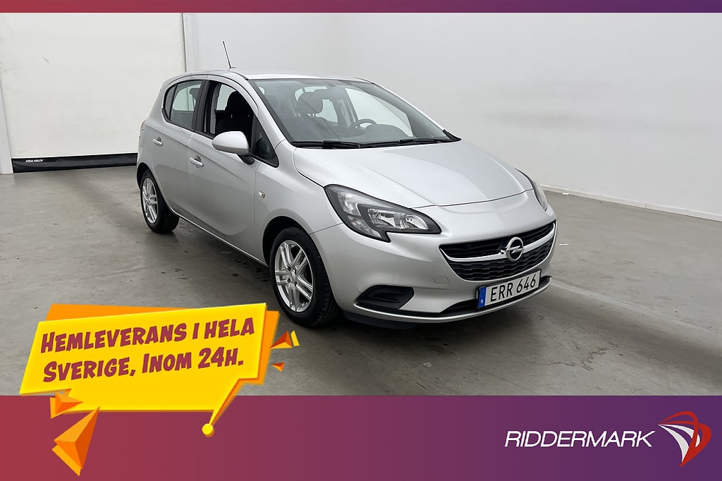 Opel Corsa 1.4 Enjoy Pluspaket Rattvärme Sensorer Låg-Skatt