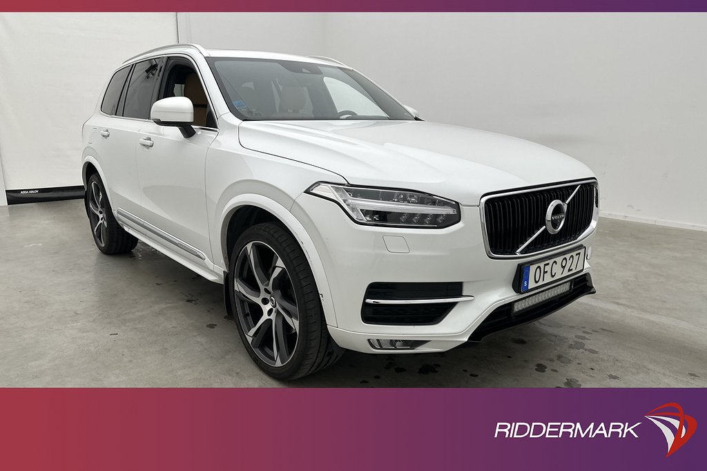 Volvo XC90 D5 AWD Inscription 7-Sits VOC Luft Pano HUD Drag