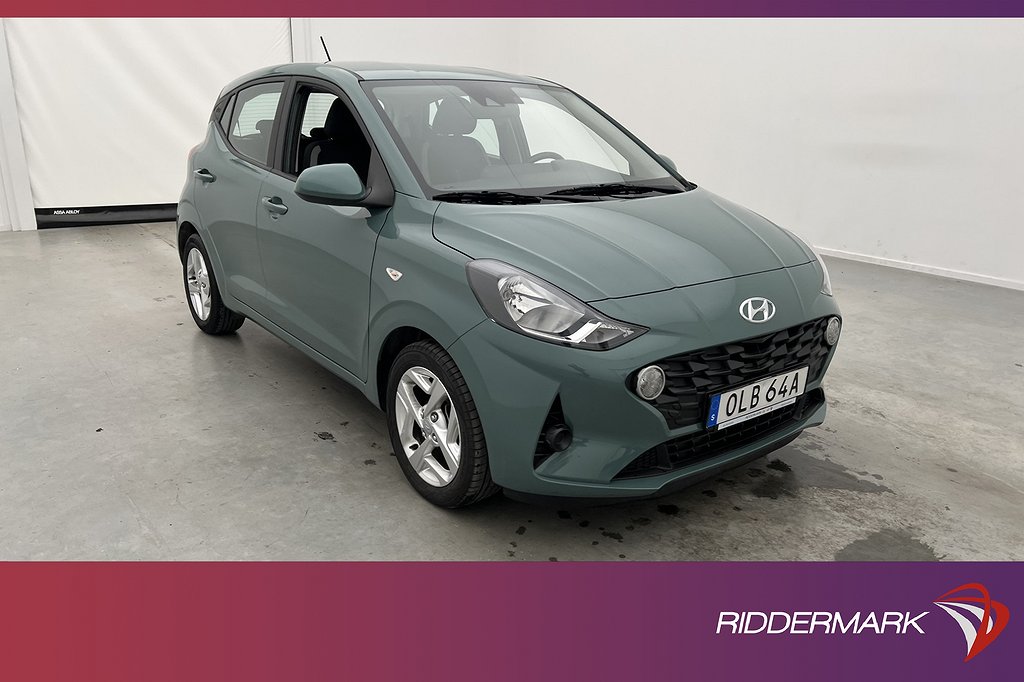 Hyundai i10 1.0 67hk Essential CarPlay Rattvärme Farthållare